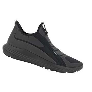 Baskets Ecco Ath-1fm Alpha Slip-on Homme Noir | FR 600AHK